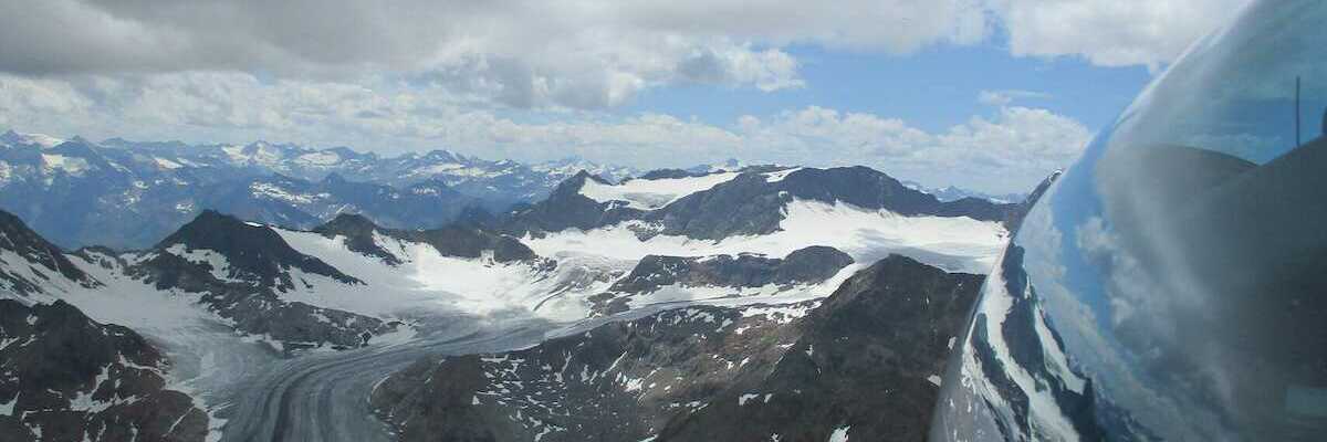 Flugwegposition um 12:54:35: Aufgenommen in der Nähe von 39040 Ratschings, Autonome Provinz Bozen - Südtirol, Italien in 3206 Meter